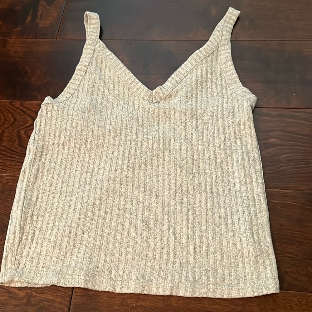 American Eagle Soft & Sexy Space Dye Light green midi top